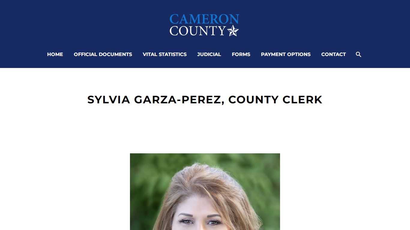 Sylvia Garza-Perez, County Clerk - Cameron County